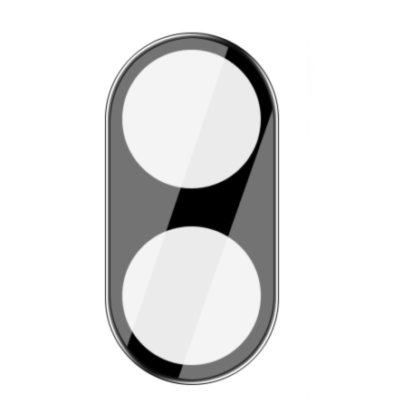 Szkło na aparat dla Oppo A38 4G Glass Silk Lens, 2 sztuki